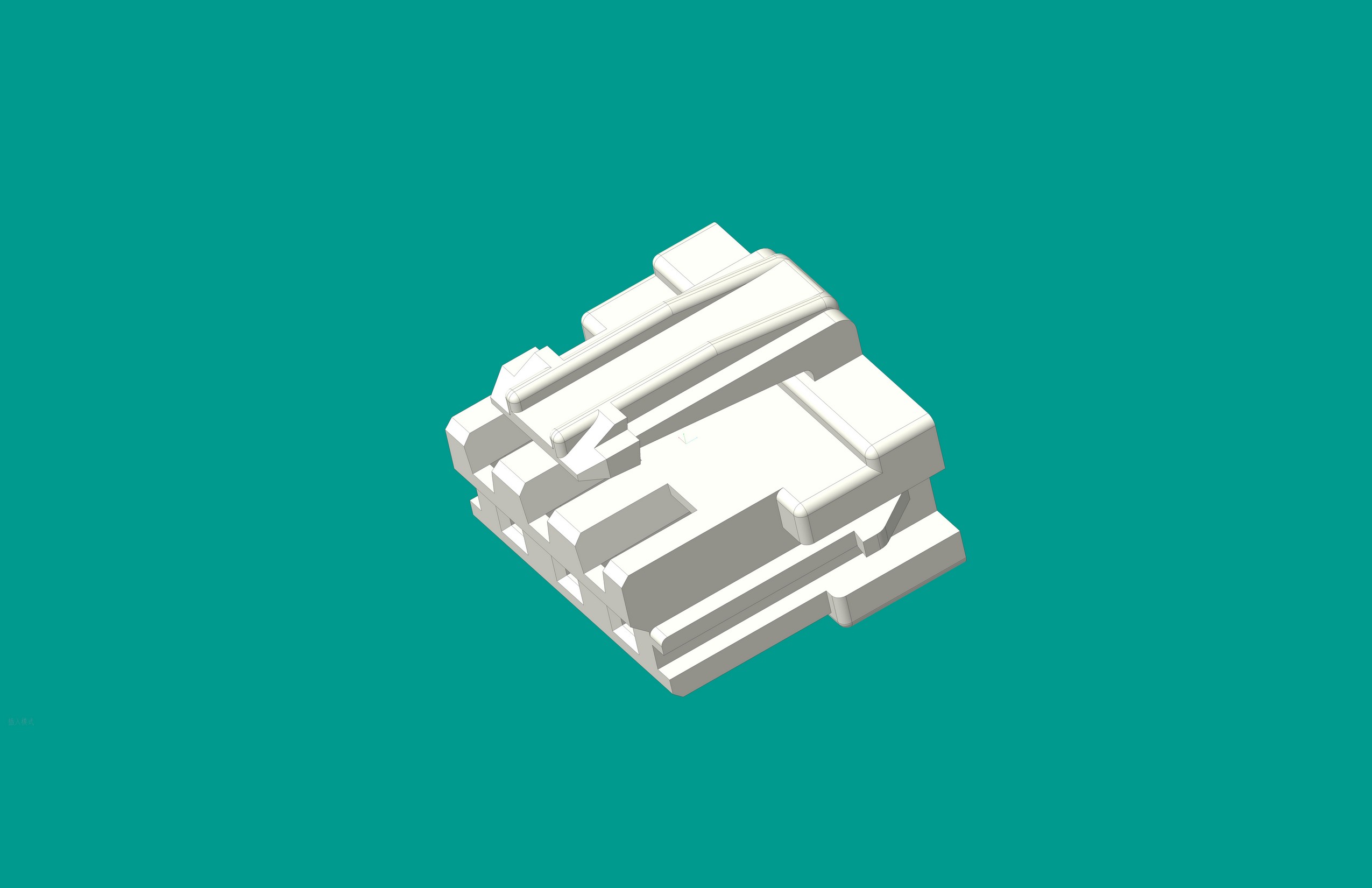 2.5mm Pitch XE CONNECTOR-3位孔座本色