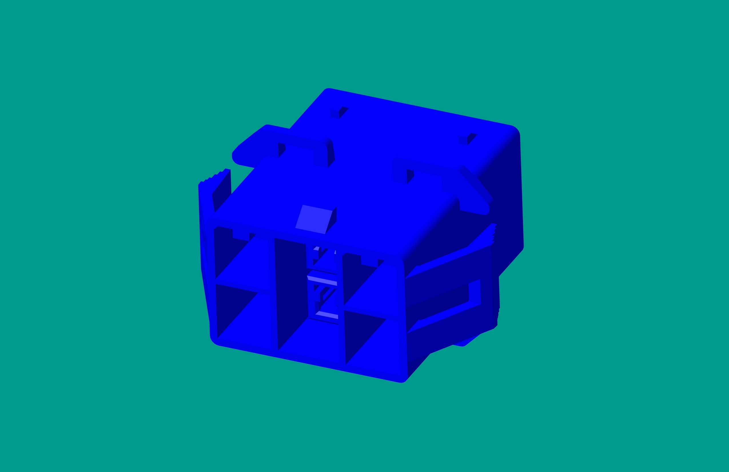 35150-0610插座/藍(lán)色/高灼熱絲