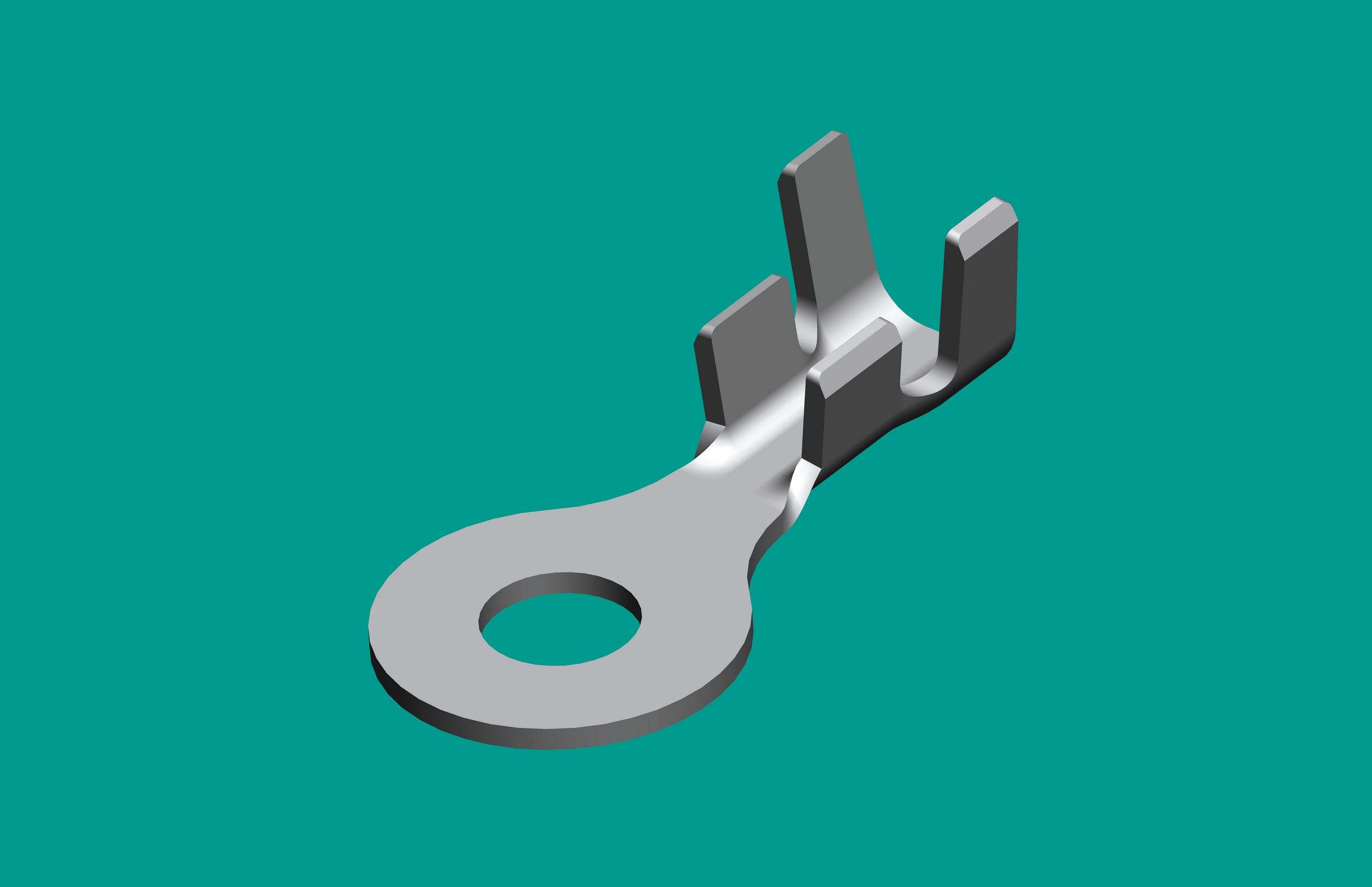 3.7*7.5*0.5 O形接地片